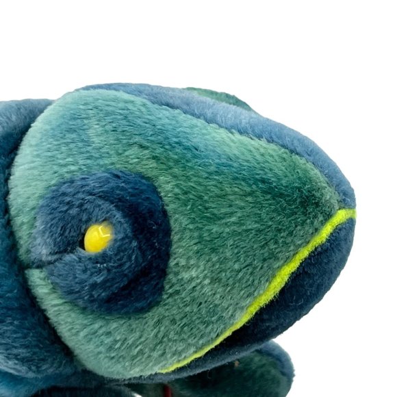 HTF RARE Ty Beanie Baby Rainbow Chameleon MINT 1997 w/ PE pellets & tag error - Picture 1 of 12